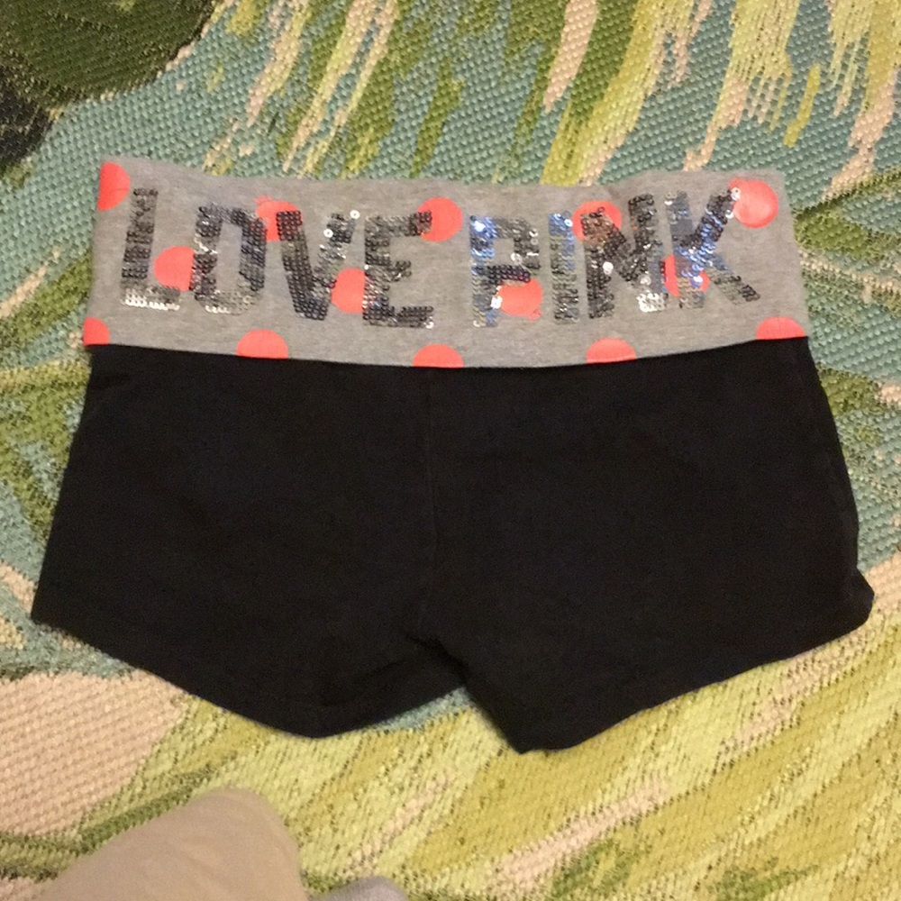 Pink Yoga Shorts